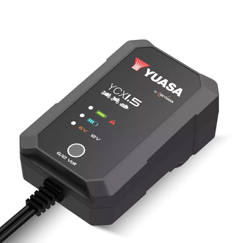 Yuasa Ladegerät YCX1.5  6V/12V  1,5A Smart Motorcycle Charger